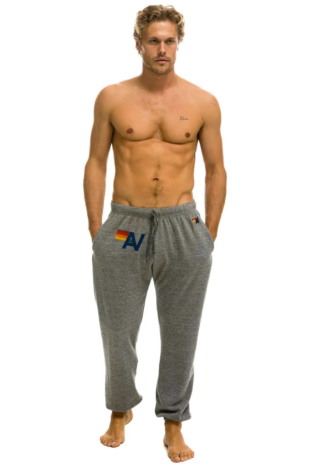 Men's Logo Sweatpants Heather Grey