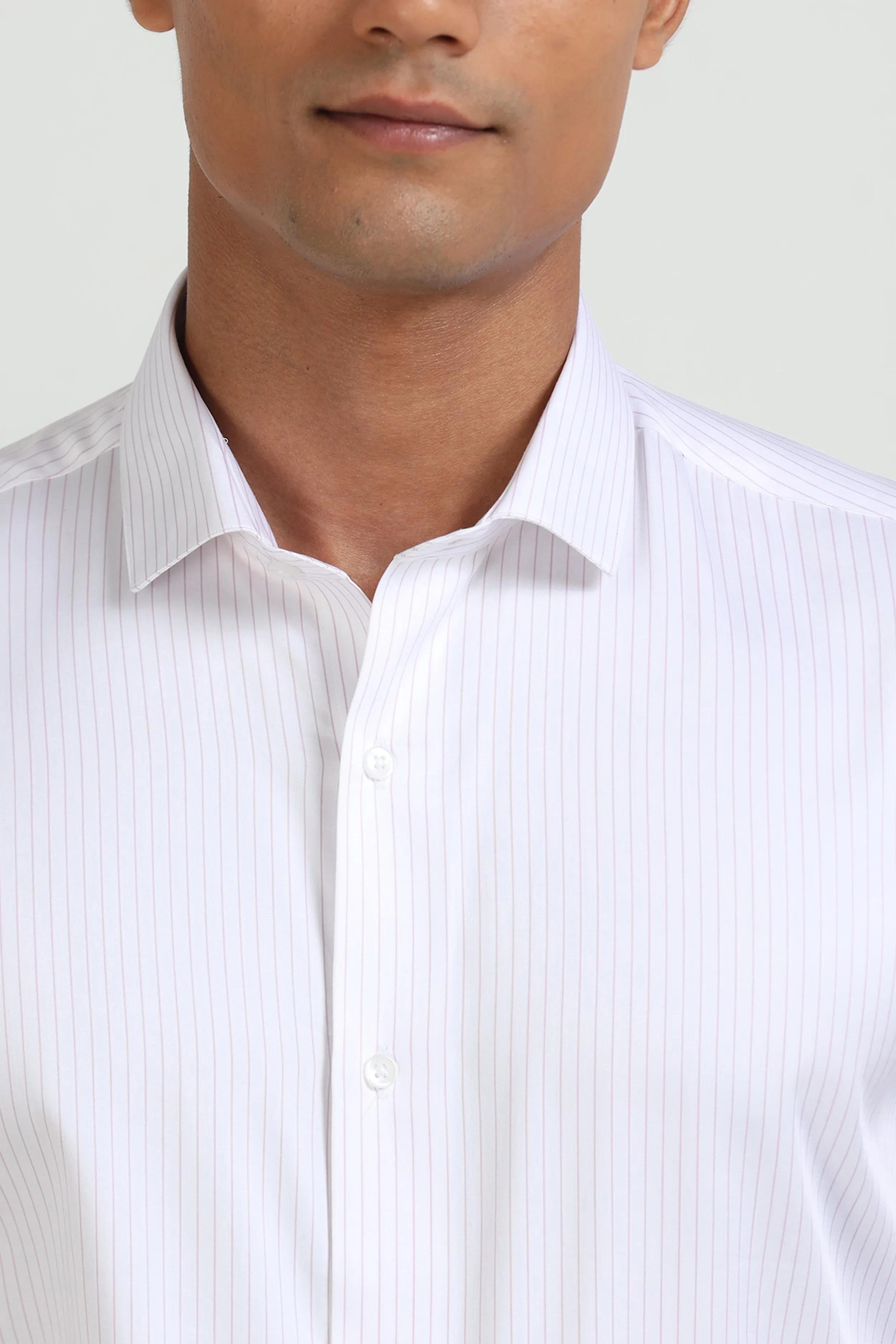 Rose Pink Stripe Shirt
