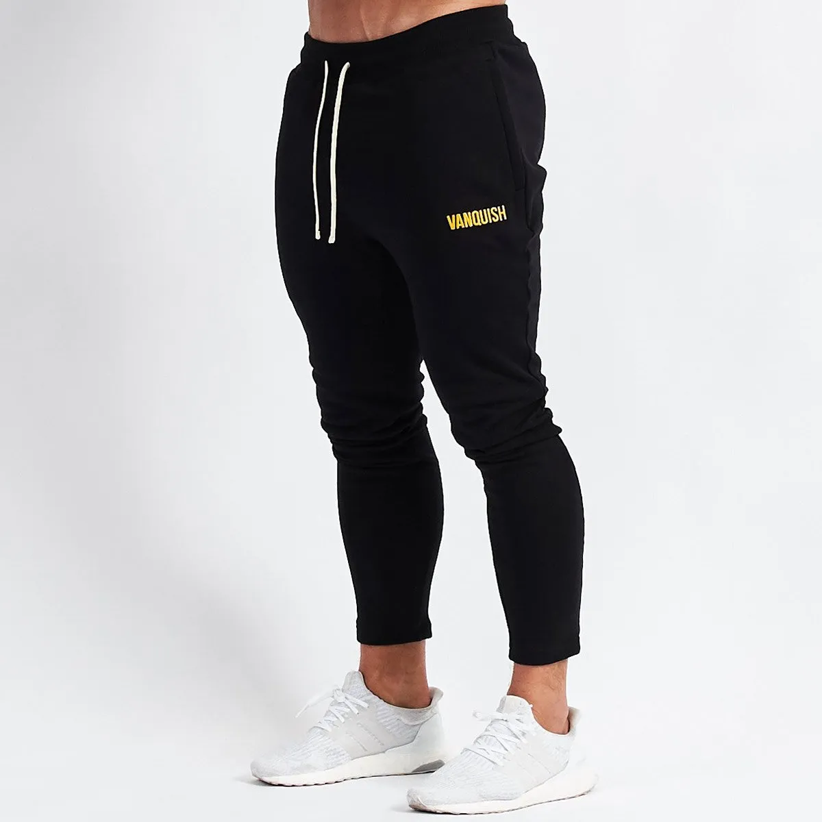 Vanquish Warm Up v2 Black Tapered Sweatpants