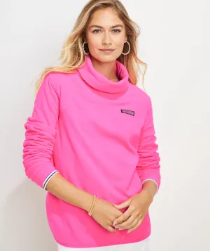 Vineyard Vines Lightweight Polar Fleece Shep Shirt Knockout Pink